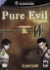 Nintendo Gamecube Pure Evil 2-pack Resident Evil & Resident Evil 0 [In Box/Case Complete]